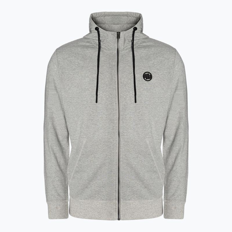 Hanorac pentru bărbați Pitbull West Coast Hooded Zip Small Logo F.Terry 220 grey/melange 5