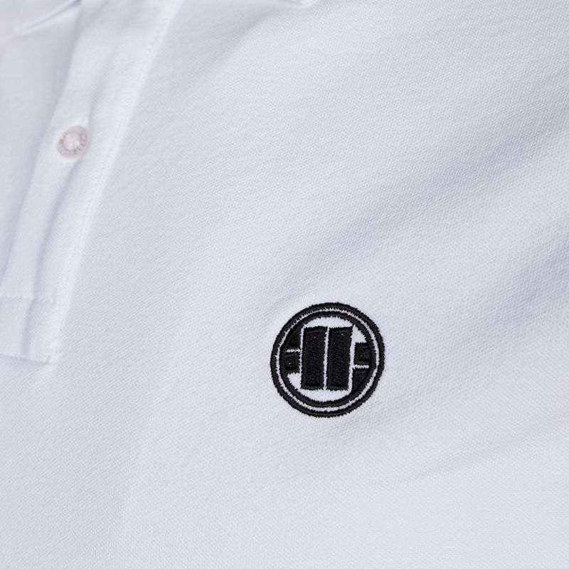 Tricou polo pentru bărbați Pitbull West Coast Polo Regular white 3