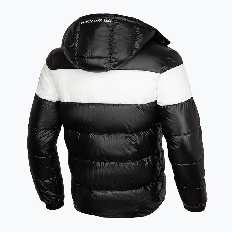 Jachetă pentru bărbați în jos Pitbull West Coast Cosmo black/white 4