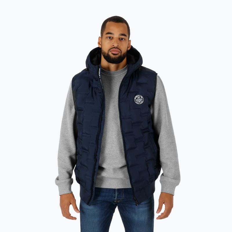 Fără mâneci pentru bărbați Pitbull West Coast Carver dark navy