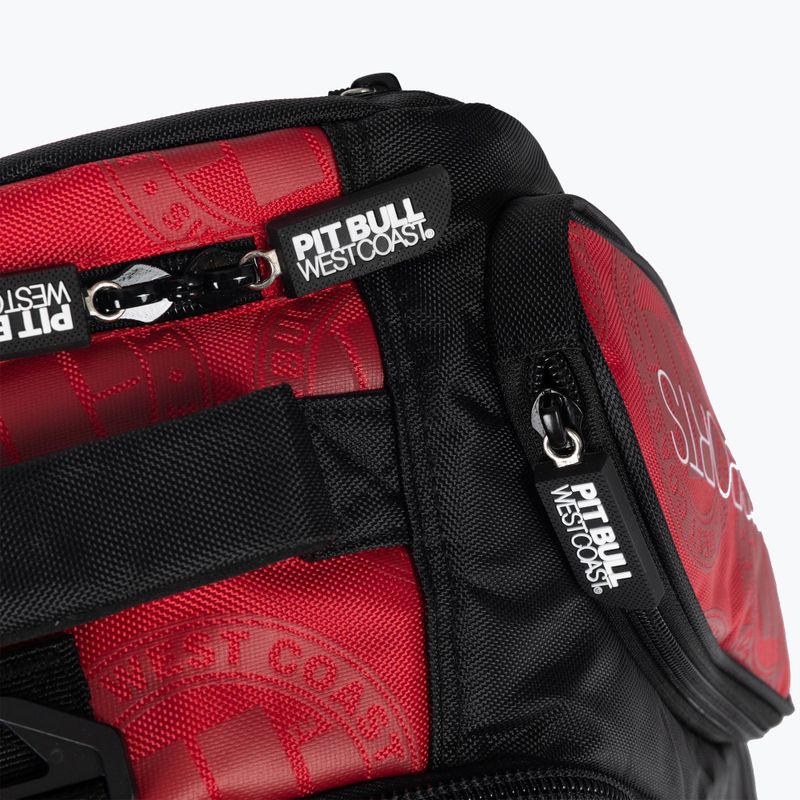 Rucsac pentru bărbați Pitbull West Coast Medium Convertible Logo red 4