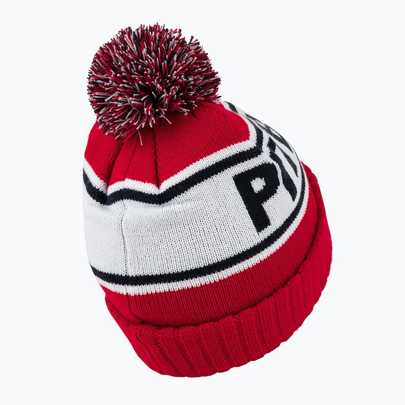 Căciulă de iarnă pentru bărbați Pitbull Beanie Fleming II red/dark navy 2