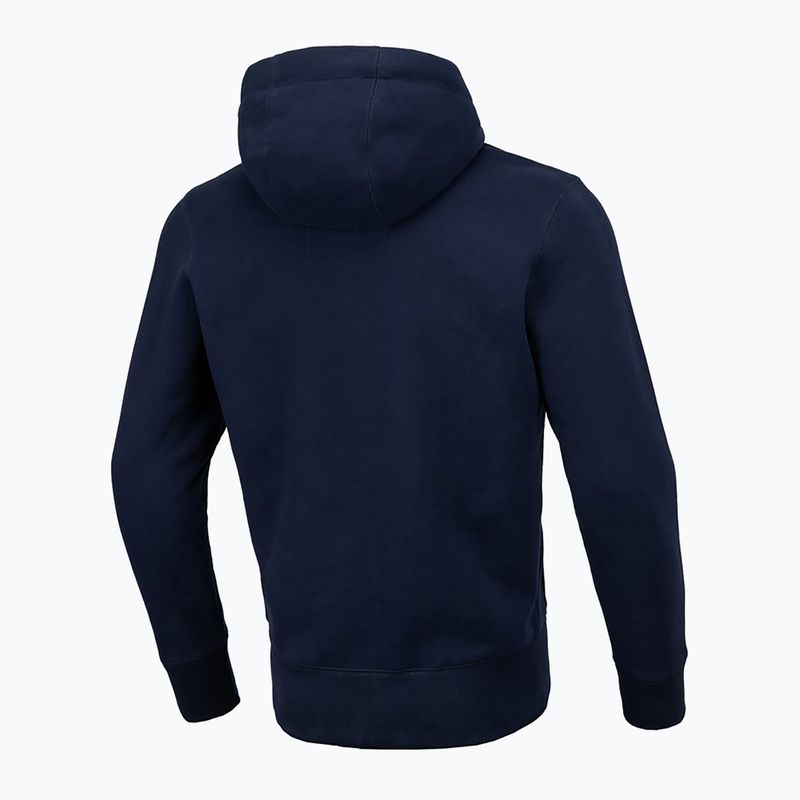 Hanorac pentru bărbați Pitbull West Coast Hooded Classic Logo dark navy 2