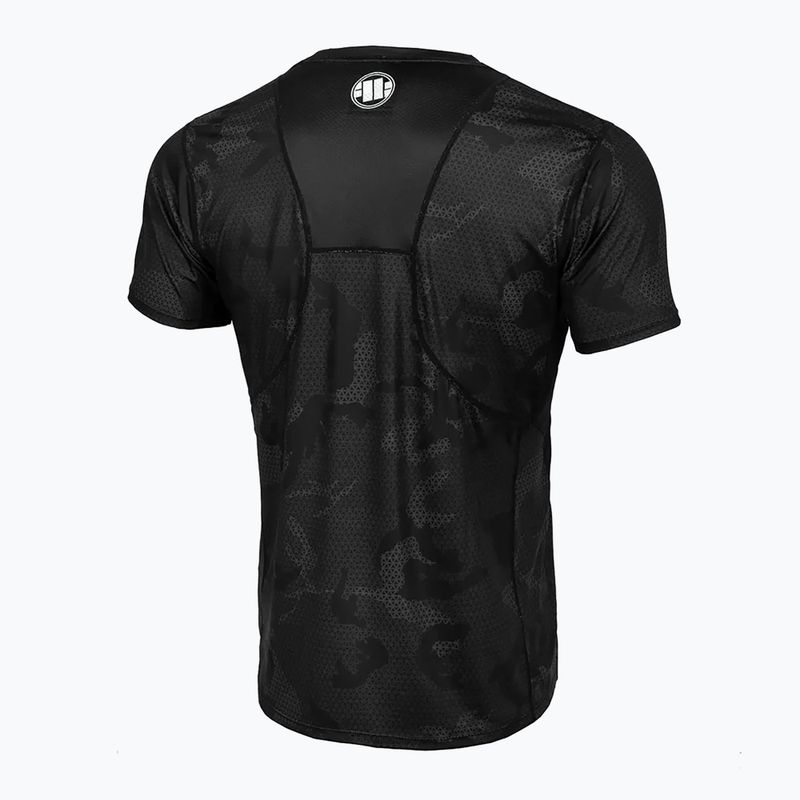 Tricou pentru bărbați Pitbull West Coast Performance Mesh Net Camo All Black Camo black camo 2