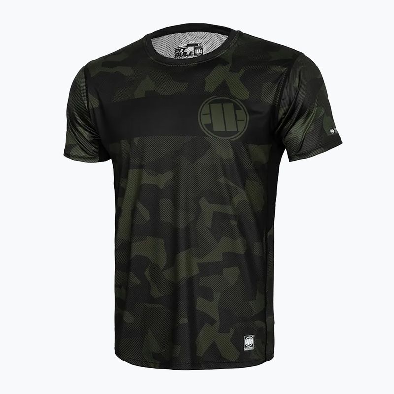 Tricou pentru bărbați Pitbull West Coast Performance Dillard Casino black/olive