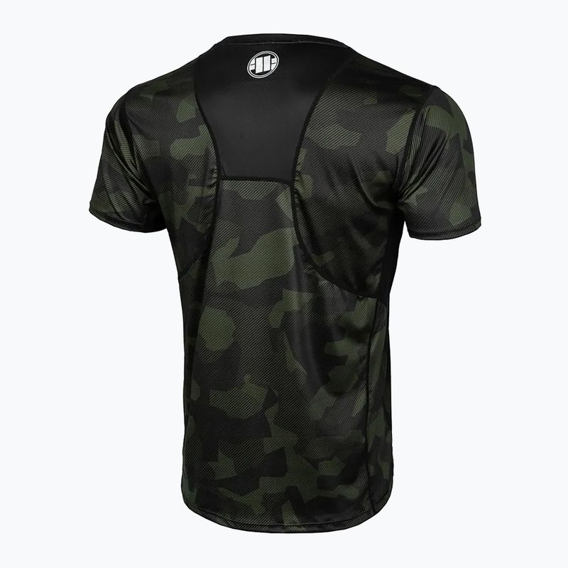 Tricou pentru bărbați Pitbull West Coast Performance Dillard Casino black/olive 2