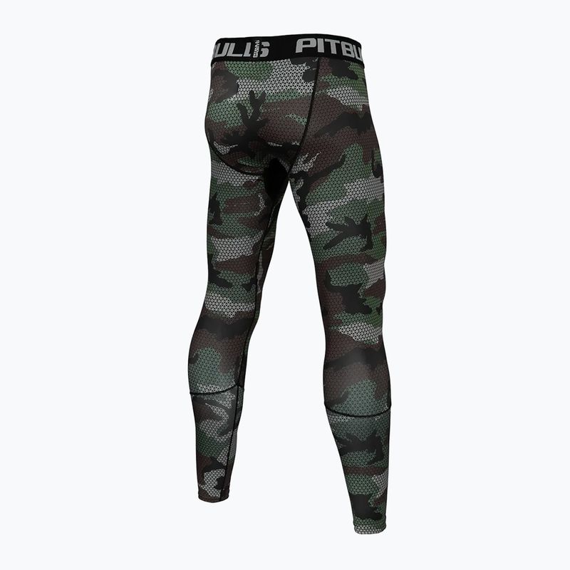 Jambiere pentru bărbați Pitbull West Coast Net Camo Woodland Camo woodland camo 2