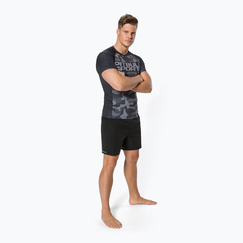 Rashguard pentru bărbați Pitbull West Coast T-S Rash Dillard black camo 2