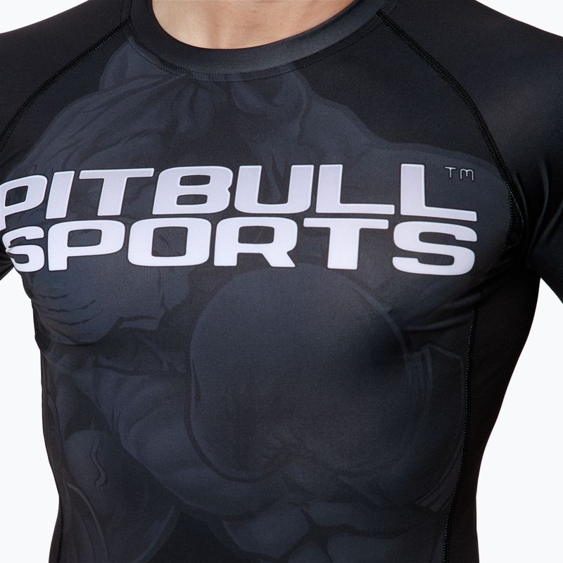 Rashguard pentru bărbați Pitbull West Coast T-S Rash Master Of Boxing black 4