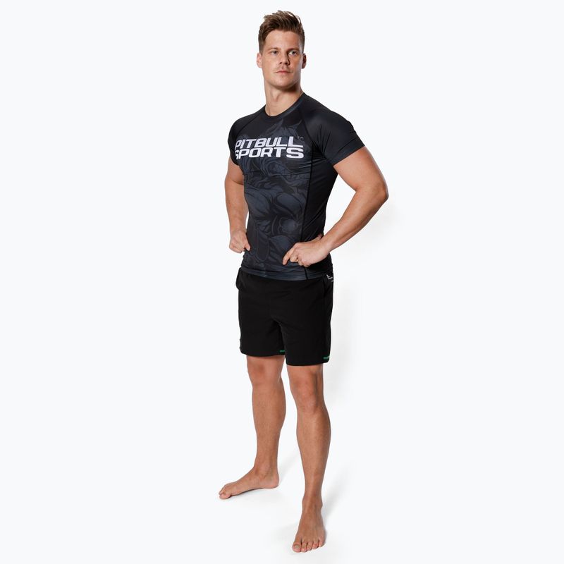 Rashguard pentru bărbați Pitbull West Coast T-S Rash Master Of Mma black 2