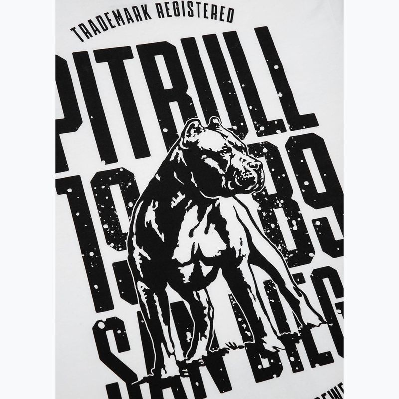 Tricou pentru bărbați Pitbull San Diego Dog white 7