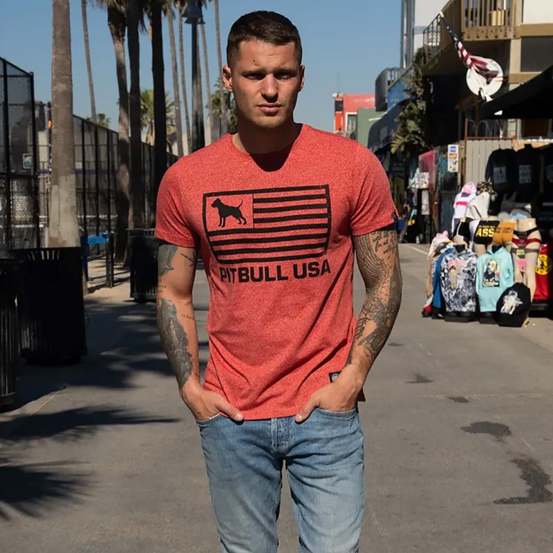 Tricou pentru bărbați Pitbull West Coast T-S Pitbull West Coast USA red 8