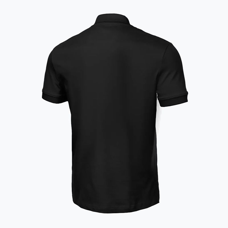 Tricou polo pentru bărbați Pitbull West Coast Polo Jersey Small Logo 210 GSM black 2