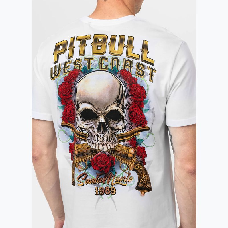 Tricou pentru bărbați Pitbull West Coast Santa Muerte white 6