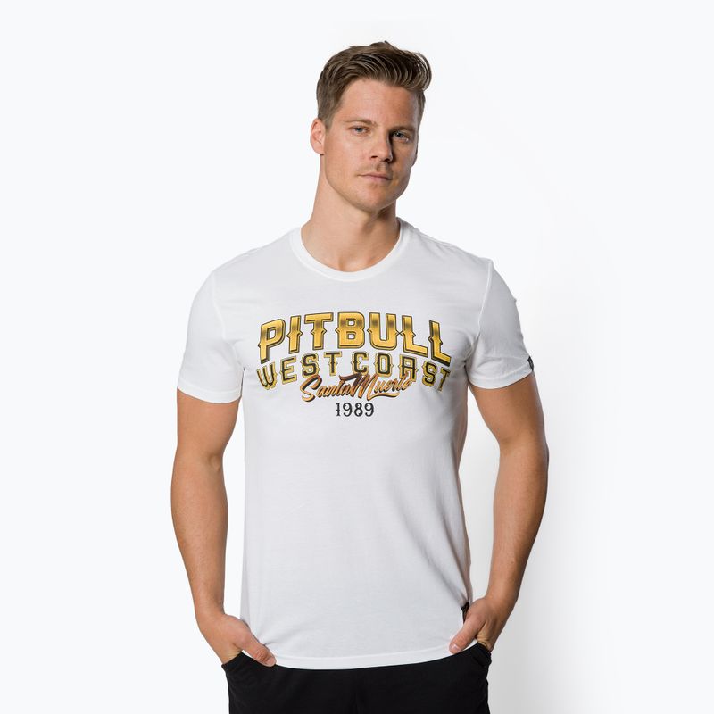 Tricou pentru bărbați Pitbull West Coast Santa Muerte white