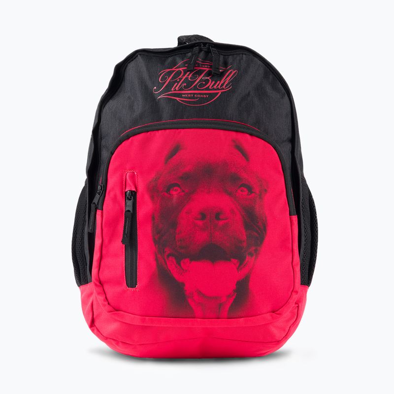 Rucsac pentru bărbați Pitbull West Coast Pitbull Ir black/red