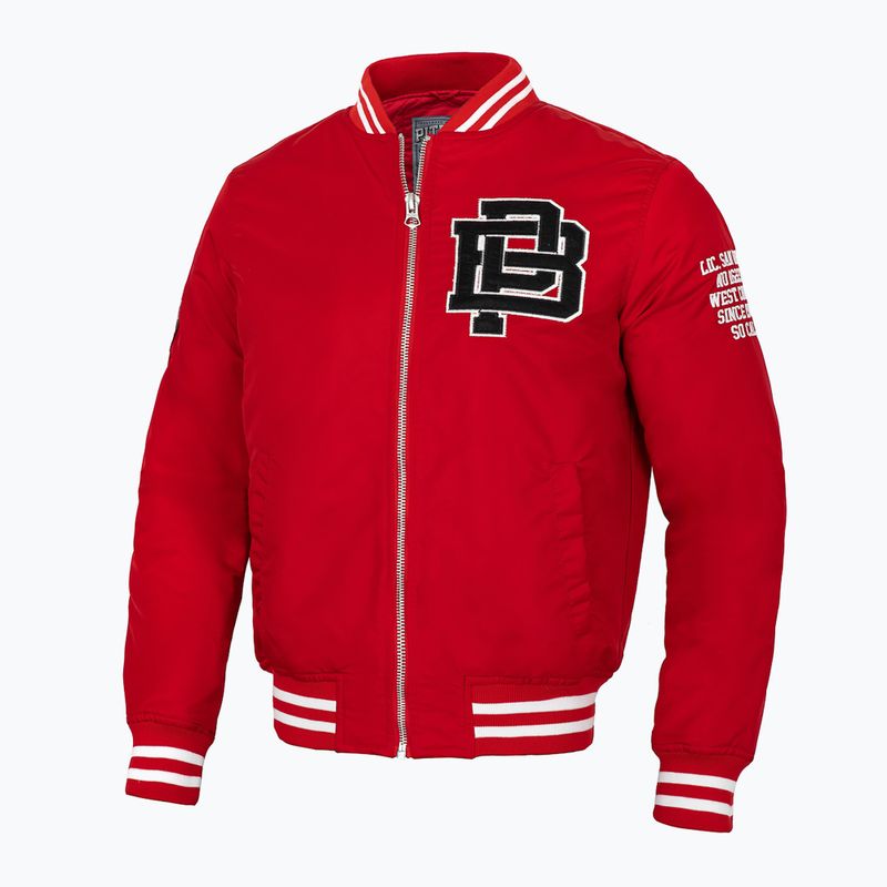 Jachetă pentru bărbați Pitbull West Coast Silverwing Padded Varsity red 2
