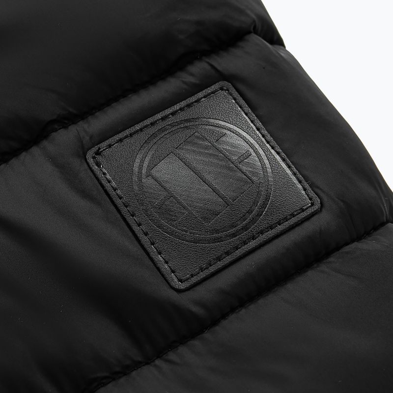 Jachetă pentru bărbați în jos Pitbull West Coast Royston Hooded Quilted black 4