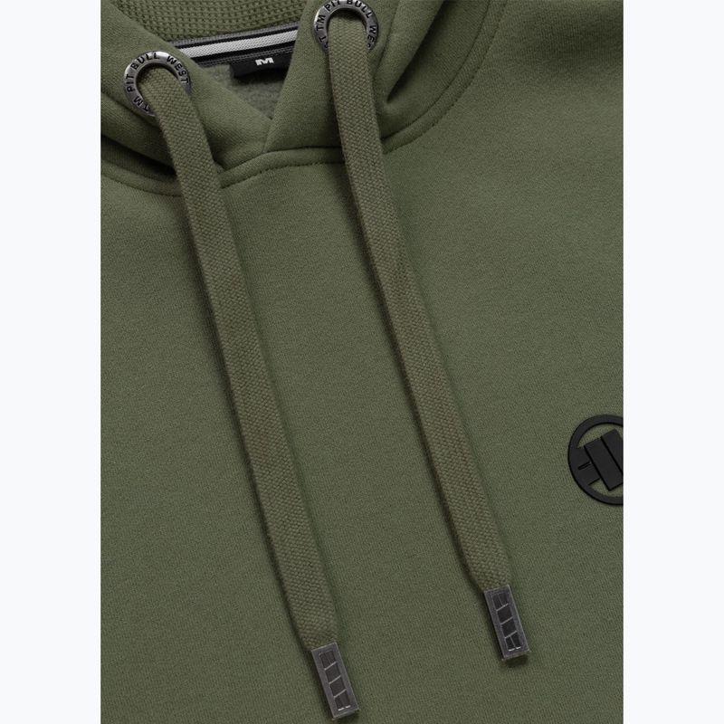 Bluză pentru bărbați Pitbull Small Logo Hooded olive 5