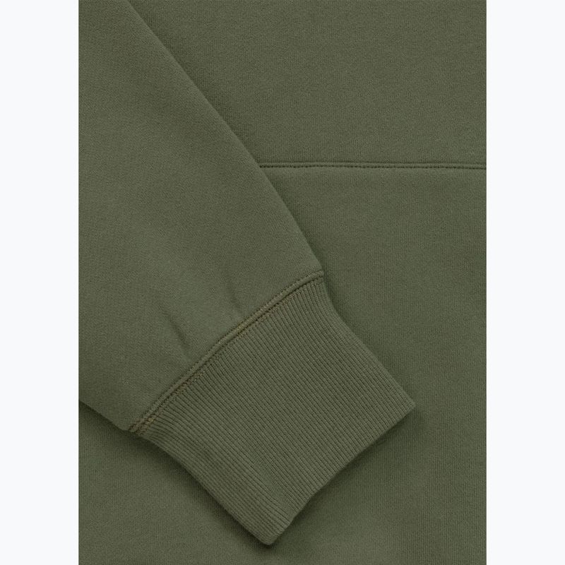 Bluză pentru bărbați Pitbull Small Logo Hooded olive 7