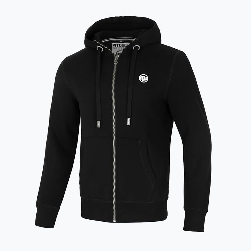 Bluză pentru bărbați Pitbull Small Logo Hooded Zip black