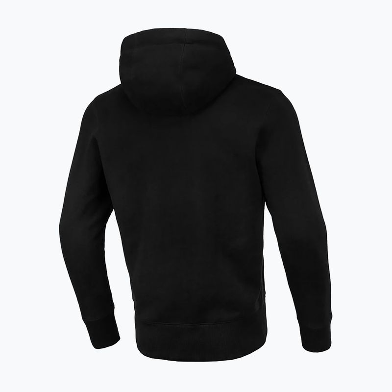 Bluză pentru bărbați Pitbull Small Logo Hooded Zip black 2