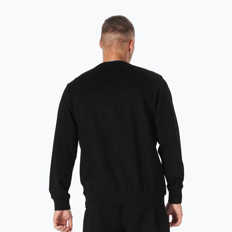 Hanorac pentru bărbați Pitbull West Coast Crewneck Hilltop Terry Group black 2