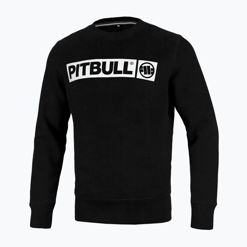 Hanorac pentru bărbați Pitbull West Coast Crewneck Hilltop Terry Group black 3