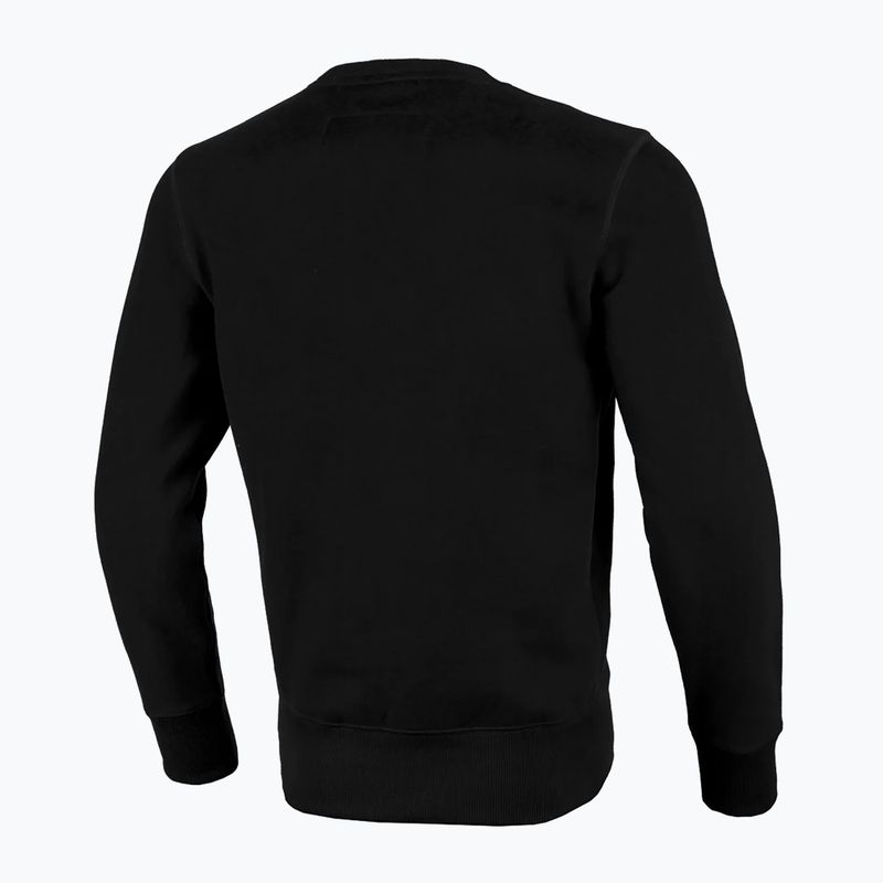Hanorac pentru bărbați Pitbull West Coast Crewneck Hilltop Terry Group black 4