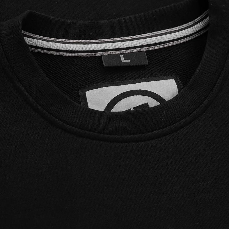 Hanorac pentru bărbați Pitbull West Coast Crewneck Hilltop Terry Group black 5