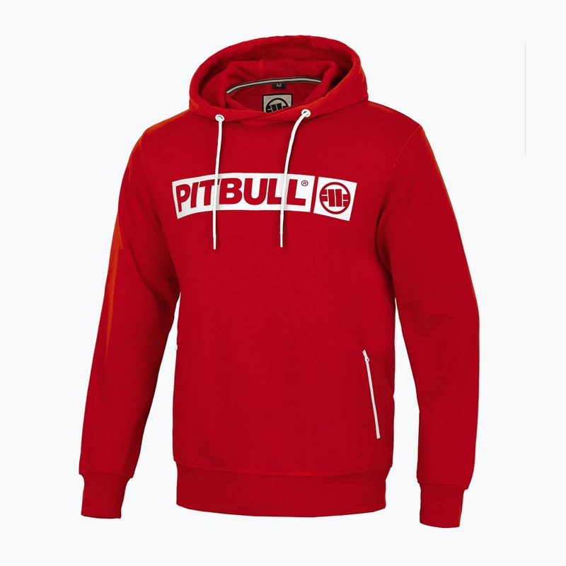 Hanorac pentru bărbați Pitbull West Coast Hooded Hilltop Terry Group red 3