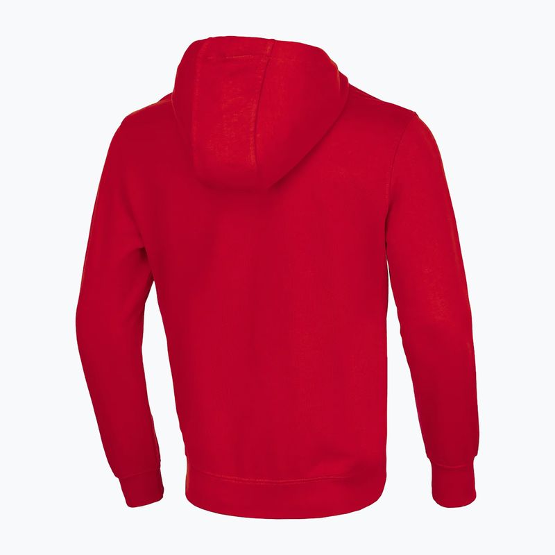 Hanorac pentru bărbați Pitbull West Coast Hooded Hilltop Terry Group red 4