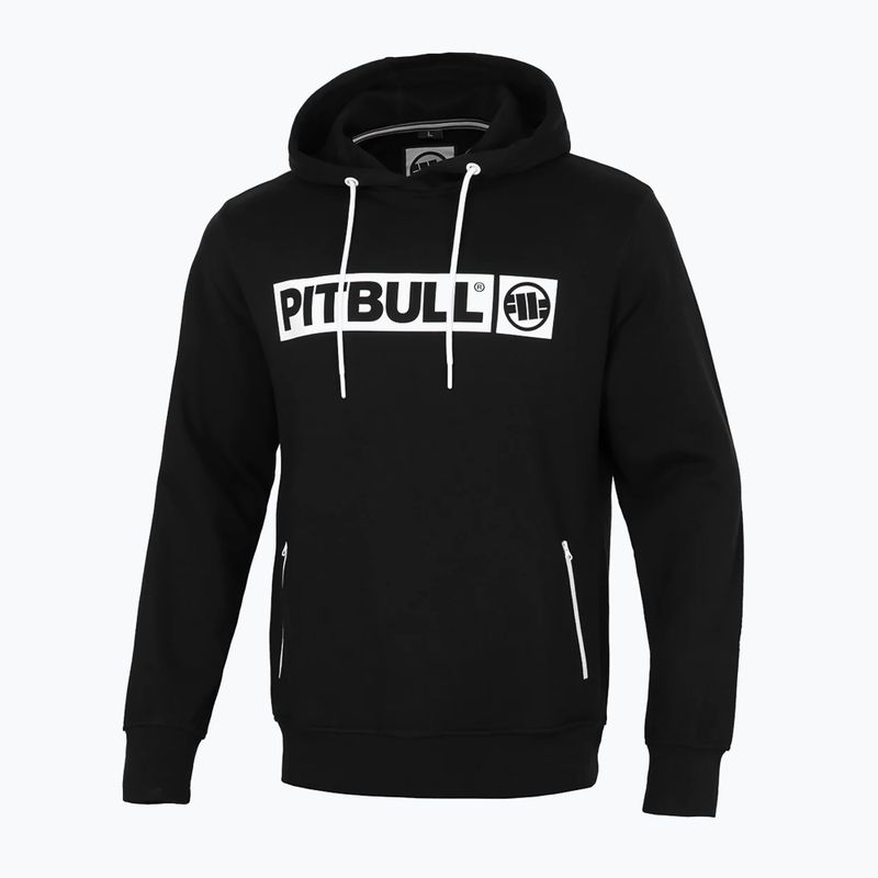 Hanorac pentru bărbați Pitbull West Coast Hooded Hilltop Terry Group black 3