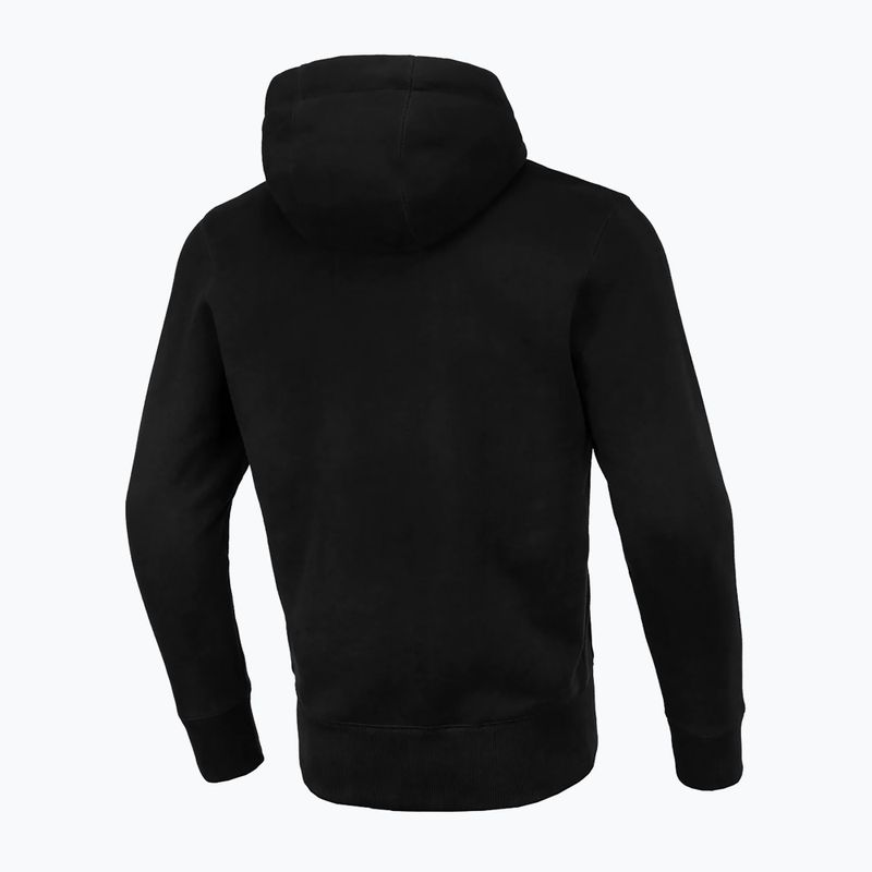 Hanorac pentru bărbați Pitbull West Coast Hooded Hilltop Terry Group black 4