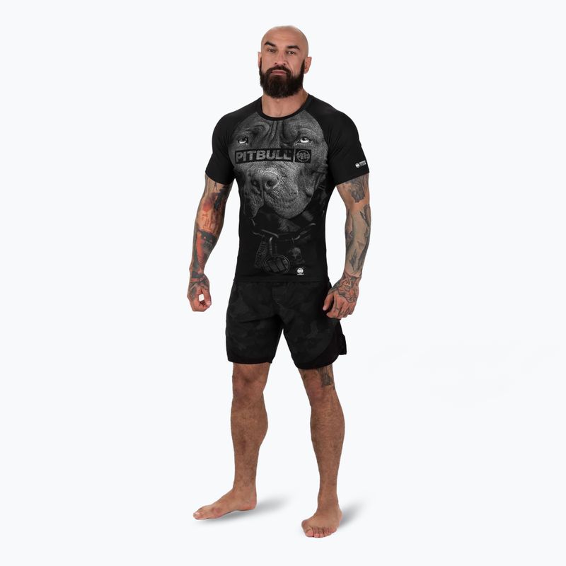 Rashguard pentru bărbați Pitbull Born in 1989 Rashguard black 2