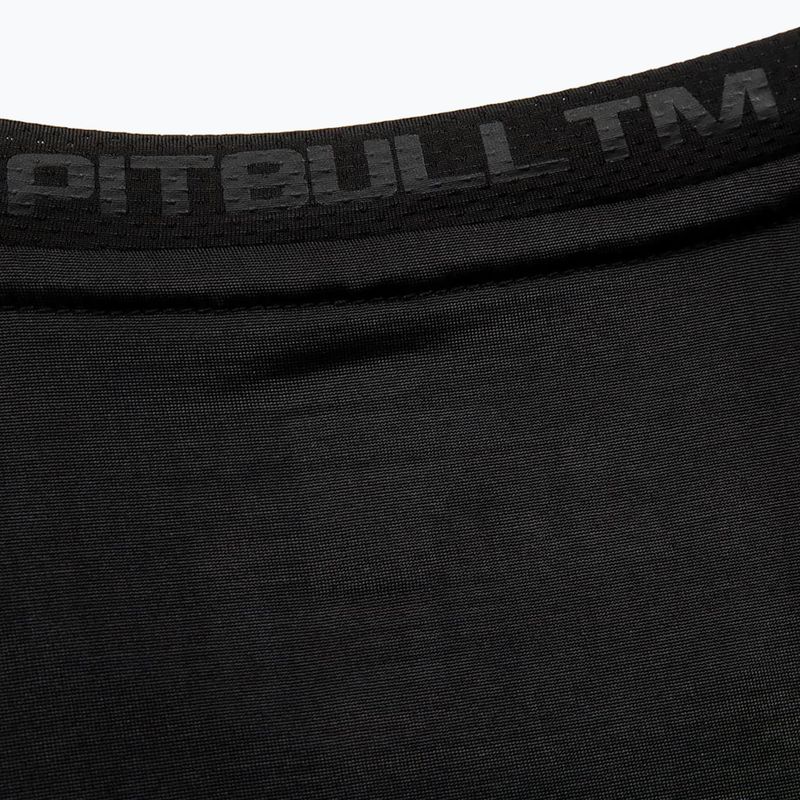 Rashguard pentru bărbați Pitbull West Coast Performance Small Logo black 7