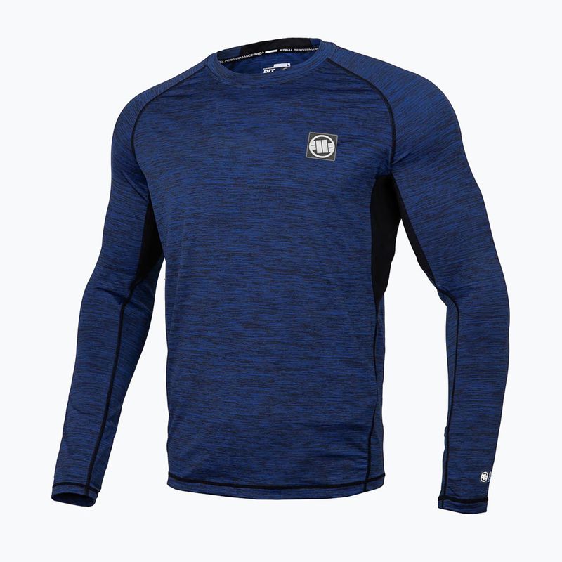 Bărbați Rashguard cu mânecă lungă Pitbull West Coast Performance Small Logo dark navy 6