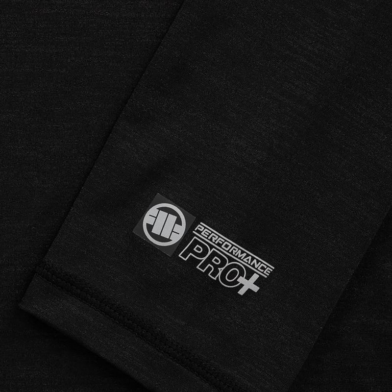 Bărbați Rashguard cu mânecă lungă Pitbull West Coast Performance Small Logo black 10