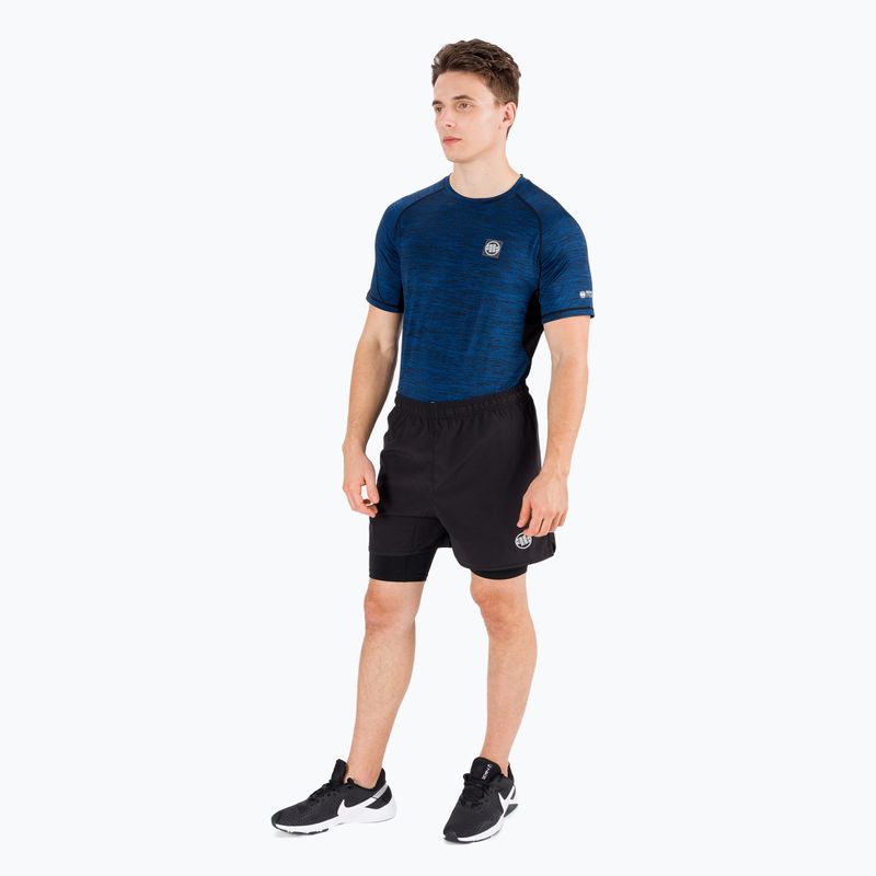 Pantaloni scurți de antrenament pentru bărbați Pitbull West Coast Performance Mesh 2 black 5