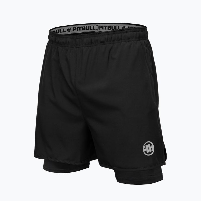 Pantaloni scurți de antrenament pentru bărbați Pitbull West Coast Performance Mesh 2 black 6