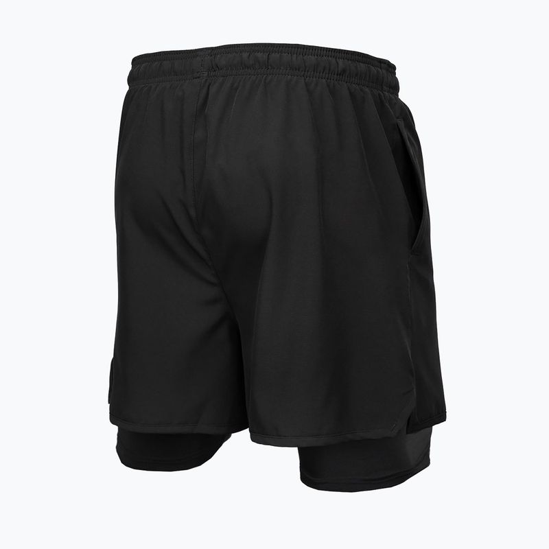 Pantaloni scurți de antrenament pentru bărbați Pitbull West Coast Performance Mesh 2 black 7