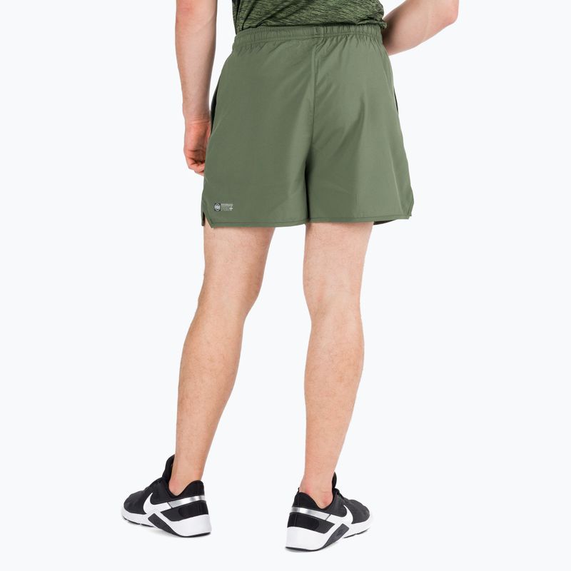 Pantaloni scurți de antrenament pentru bărbați Pitbull West Coast Performance Small Logo olive 5