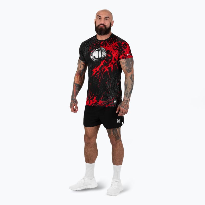 Tricou de antrenament pentru bărbați Pitbull Mesh Performance Pro Plus Blood Dog II black 2