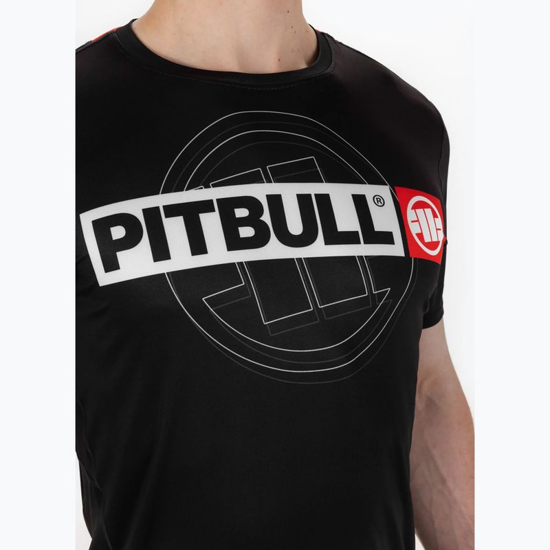 Tricou de antrenament pentru bărbați Pitbull Mesh Performance Pro Plus Hilltop Sports black 4