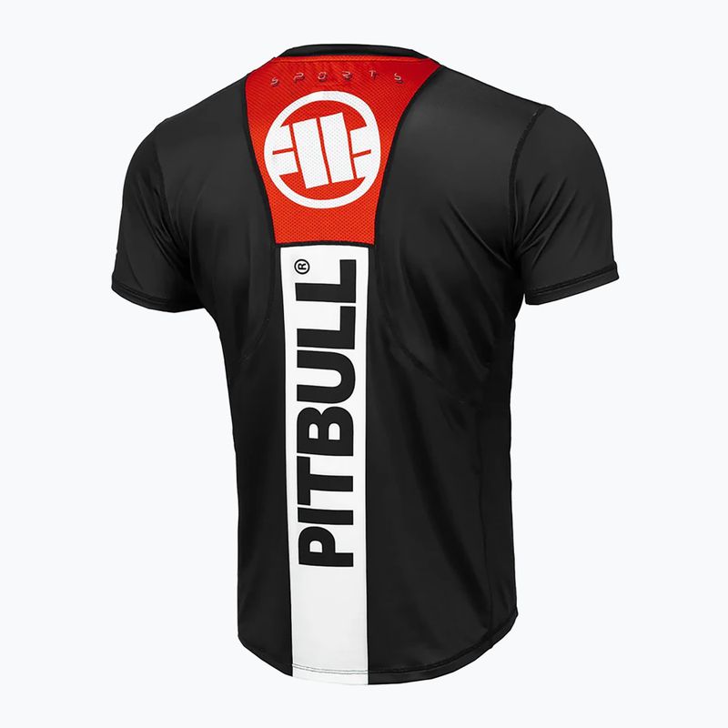 Tricou de antrenament pentru bărbați Pitbull Mesh Performance Pro Plus Hilltop Sports black 8