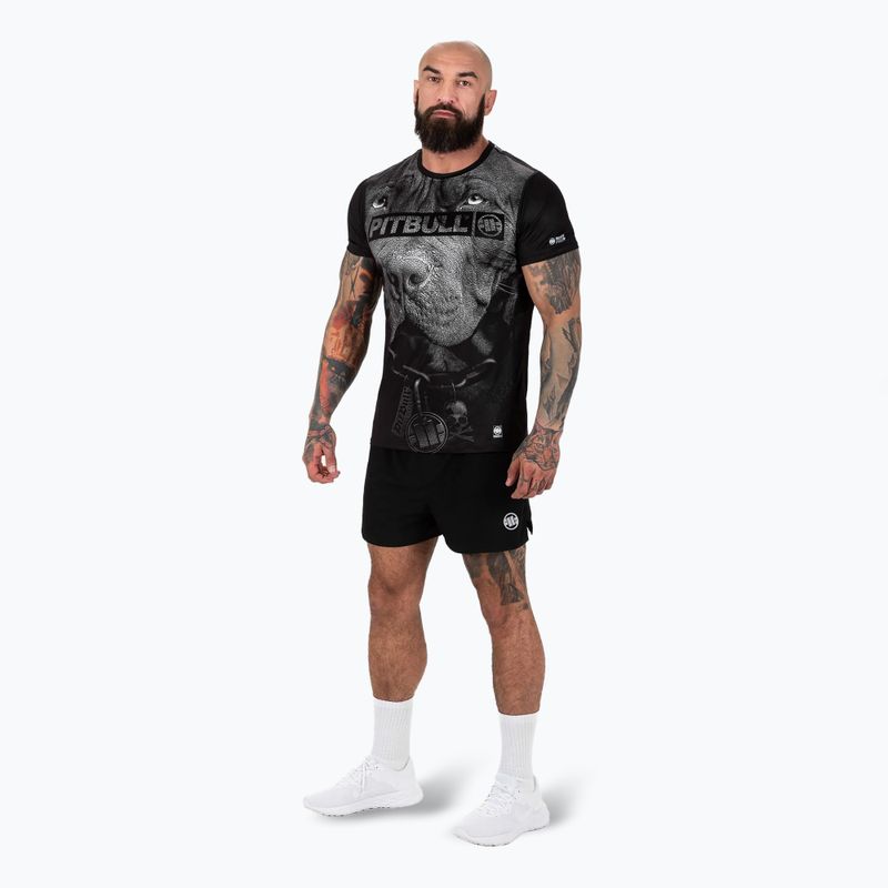 Tricou de antrenament pentru bărbați Pitbull Mesh Performance Pro Plus Born in 1989 black 2