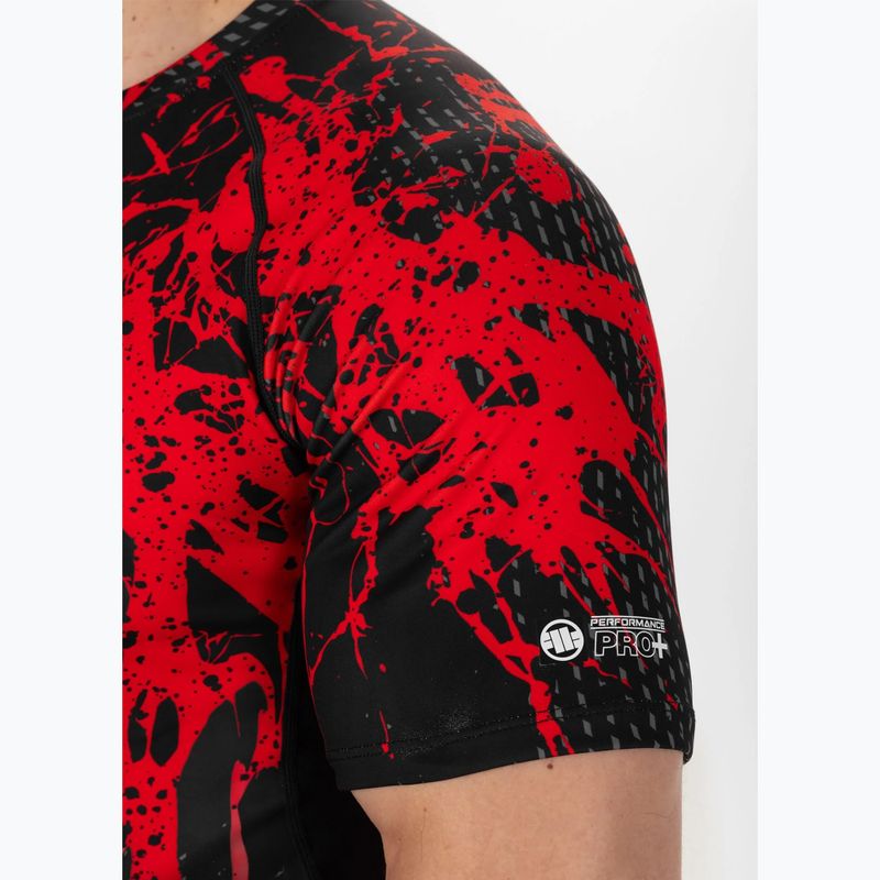 Rashguard pentru bărbați Pitbull West Coast Blood Dog 2 Rash black 7