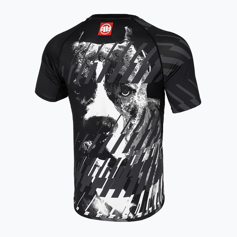 Rashguard pentru bărbați Pitbull Street Dog Rashguard black 8