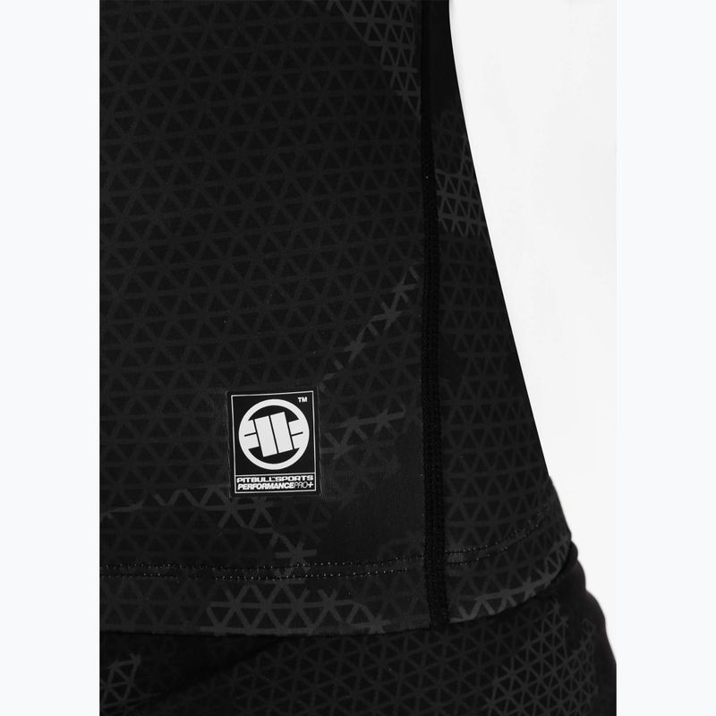 Bărbați Rashguard cu mânecă lungă Pitbull West Coast Net Camo 2 Rash black camo 7