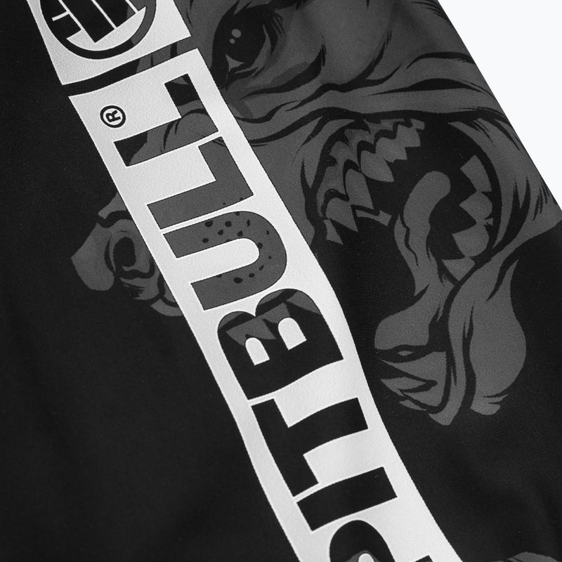 Pantaloni scurți de compresie pentru bărbați Pitbull West Coast Masters of BJJ Hilltop black 5